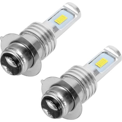 Ampoules LED Antibrouillard de Voiture 80W 6000K Blanches pour H6/P15D. (1/5)