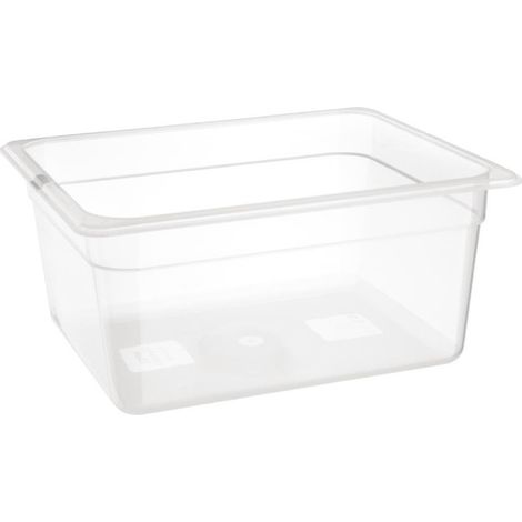 Bac en polypropylène GN 1/2 sans couvercle 150mm - 325 x 150 x 150 mm - NISBETS ESSENTIALS (1/4)