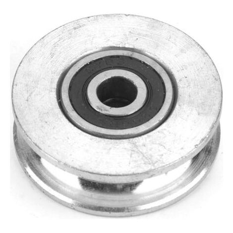 BUNTHAUS Roue de roulement haute résistance, guide-câble métallique pour poulie (56 mm) (1/5)