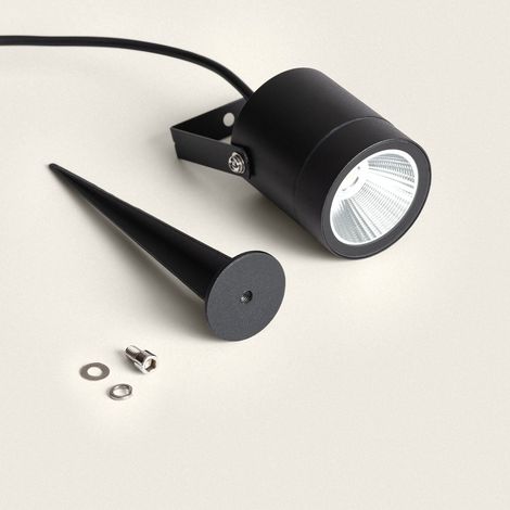 Foco Exterior LED 3W con Pincho Fern EasyFit 12V Negro