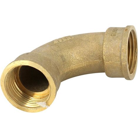 Raccord laiton - Courbe 90° grand rayon laiton à visser FF 1''1/2