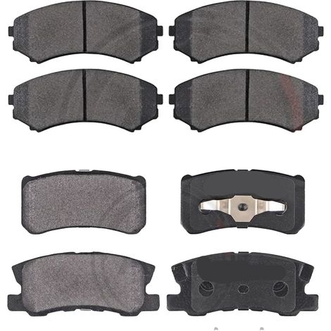 KIT PASTIGLIE FRENO ANTERIORI E POSTERIORI compatibile con SUZUKI BALENO (FW,EW) / PASTIGLIE FRENANTI AUTO OEM P 16 013,P 79 029 / SOSTITUZIONE DIRETTA / BASSA POLVERE / SILENZIOSO