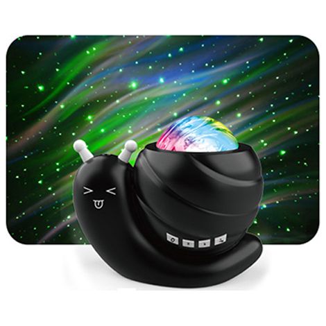 Escargot USB plug-in télécommande lumière ambiante ciel étoilé projection, noir (modèle régulier) (1/5)