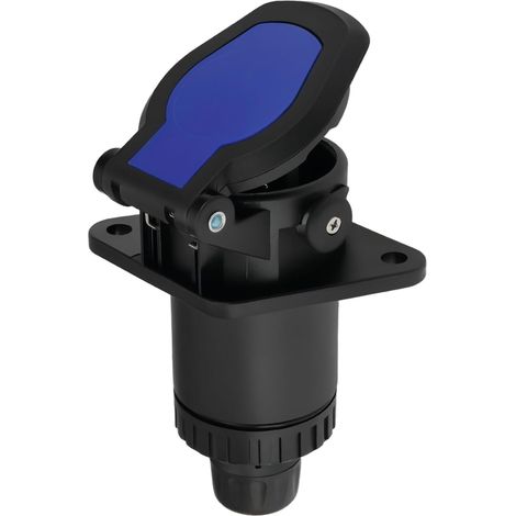Prise de Camion à 15 Broches avec Contacts à Vis Tension de Fonctionnement 24 V 132,4 X 87,6 mm pour Connexion électrique Entre Camion Et Remorque pour Fourgonnettes Camions Remorques (1/5)