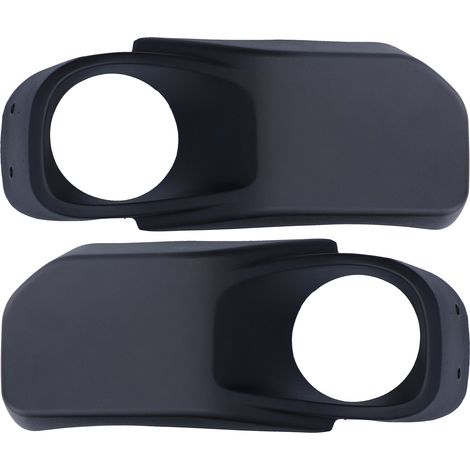Bouche de phare antibrouillard pour Jeep Wrangler (2013‑2017) Jeu ABS Noir 68231962AA & 68231963AA (1/5)