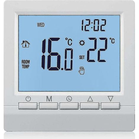CREA Digital Gas Boiler Thermostat 3a Weekly Programmable Room Temperature Controller