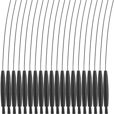 20pcs Brosse de Nettoyage pour Aides Auditives, Kit Multifonction Nettoyant avec Fil, Accessoire pour Appareils Auditifs (1/5)