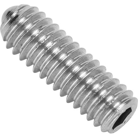 Vis de fixation à ressort à bille en acier avec douille hexagonale et bille de positionnement (M612, 20 pièces) (1/5)