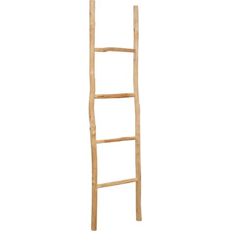 Handtuchhalter Leiter Holz moderner Badezimmerboden Wand zu Wand dekorativer Leiter Handtuchhalter Objekthalter Bücherregal