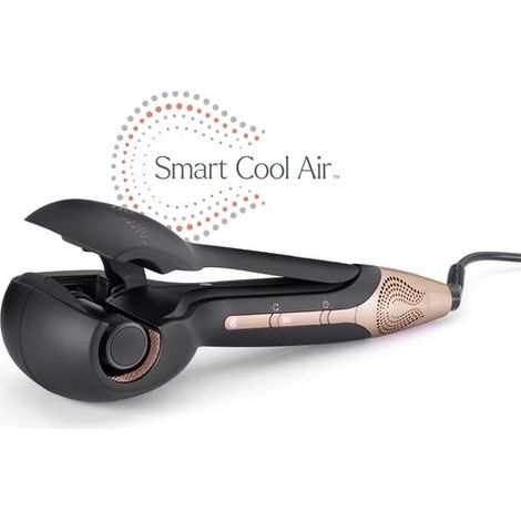 BaByliss Wave Secret Air Rizador de pelo Caliente Negro 2,5 m