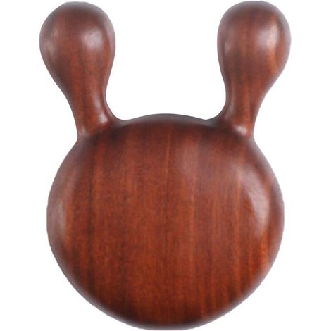 Outil de Gua Sha Nasal en Santal pour Massage des Points d'Acupression et Contour des Yeux (1/5)