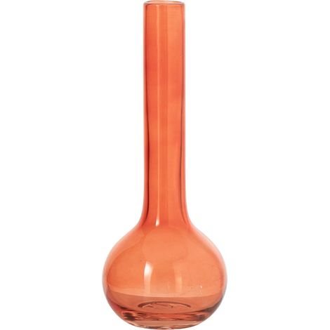 Vase Soliflore en Verre "Kyoto" 38cm Orange (1/4)