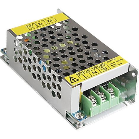 TrAdE Shop Traesio - Alimentatore Trasformatore Stabilizzato Switch Trimmer 220v-12v 2 A Ampere -