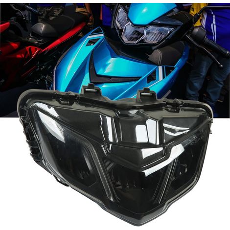 Modifizierter LED-Scheinwerfer (rotes + weißes Licht) für Yamaha Y15ZR V2 Motorrad 2019-2021 (1/5)