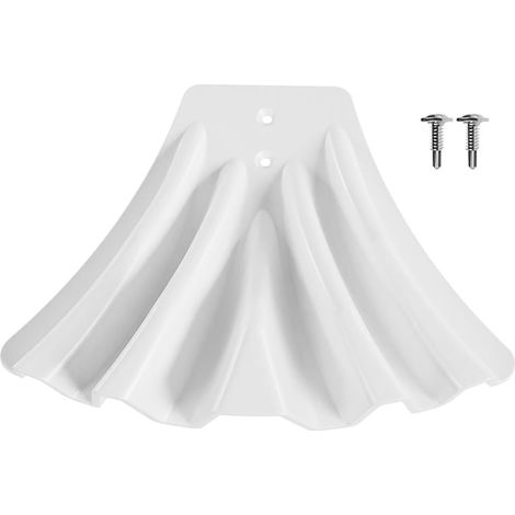 Répartiteur d'eau De Pluie pour Descentes De Gouttières, Coudes De Descente Adaptés, Protège Vos Fondations. Blanc (1/5)