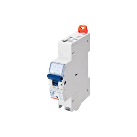 Gewiss GW90602F Thermomagnetischer Schutzschalter 1P+N 2 A, C-Charakteristik, 4500 A, 230 V, MTC 45 Fixmatic Gewiss – 1 Modul