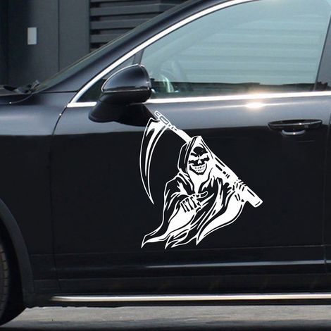 Autocollant Voiture Faux de la Faucheuse Universel Décoratif Adhésif pour Véhicule (1/5)