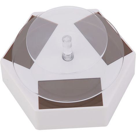 Vitrine rotative à énergie solaire pour bijoux, bagues et montres (1/5)