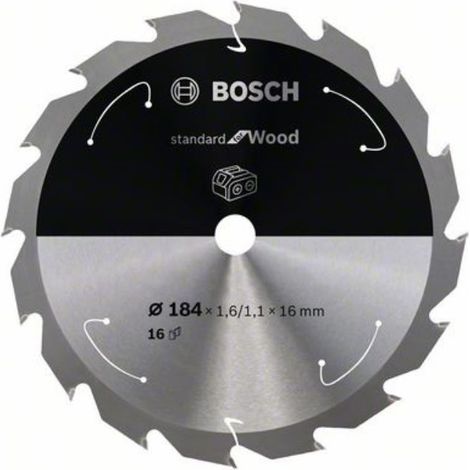 Bosch PRO Wood  cordless Blatt für  Kreissägen 184  x 1,6 x  16 mm  - 2608837697 (1/2)