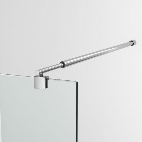 Haltestange Duschwand Stabilisierungsstange Dusche Stabilisator für Glasdicke 8-10 mm Dusche Duschwand Duschabtrennung Edelstahl 73-120cm