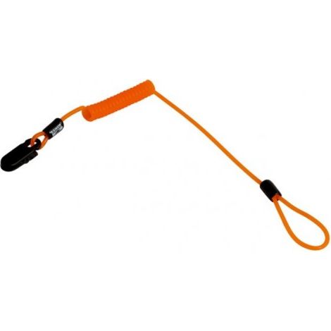 BAHCO - Longe orange haute visibilité, clip plastique, longueur total extension : 0,825m