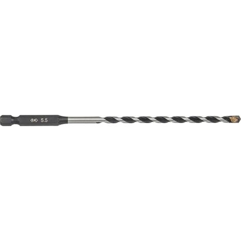 C.K T3114 05515 Punta fresatrice per metallo 5.5 mm Lunghezza totale 150 mm Alberino esagonale 1 pz. (1/3)
