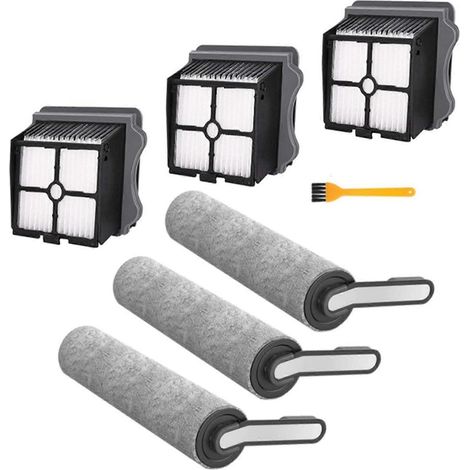 Filtre HEPA de rechange et rouleau à peinture compatibles avec l'aspirateur sans fil Floor One Filter S5 (1/5)