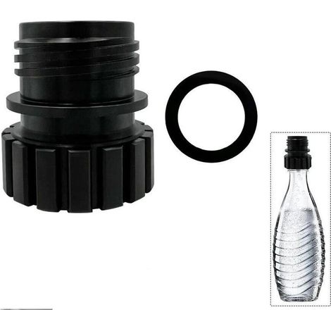 Adaptateur pour bouteille en verre Sodastream Crystal vers bouteille en plastique