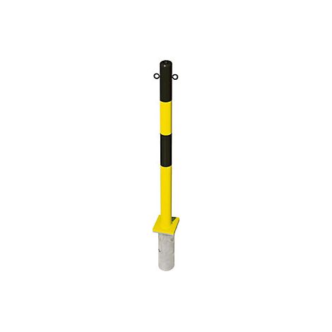 Poste barrera de acero  para encementar  Ø 60 mm 