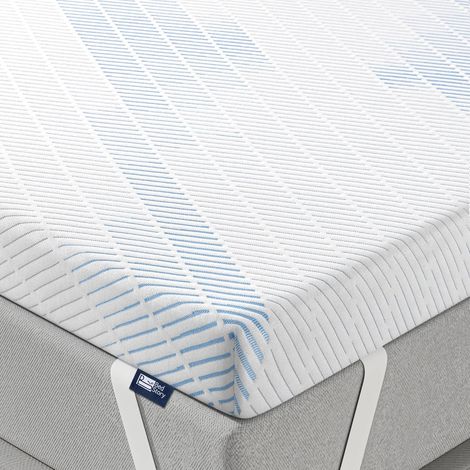 Mattress Topper 160 x 200 cm Double Memory Gel Mattress Topper Ergonomic Support Hypoallergenic Removable and Washable Cover Thickness 7 cm (1/5)