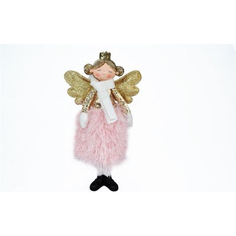 Angelo Decorativo Natalizio in Stoffa 34 cm (1/2)
