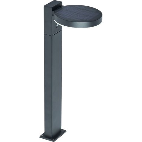 Borne ORA SOLAR 50cm gris anthracite 3000K 300lm 4,4W IP54 - EUROPOLE - 69884