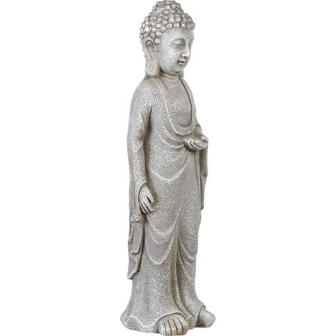Figurina decorativa d'accento MgO Budda Decorazione da giardino all'aperto Grigio Thoiry (1/5)