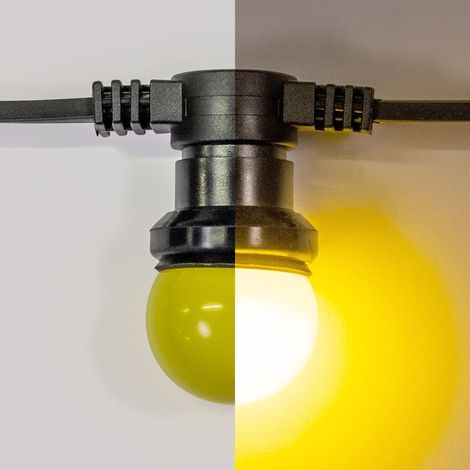 Himmelslaterne – E27 1,5W gelbe LED-Lampe – Helle 120lm Beleuchtung – Kompatibel mit Lichterketten – 2500K für festliche Atmosphäre (1/5)
