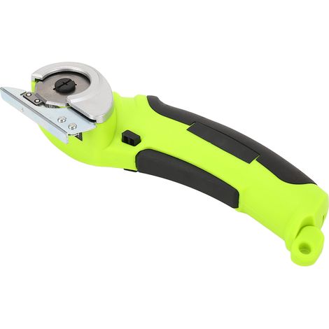 Ciseaux électriques sans fil, coupe-tissu portatif, outil rechargeable 240 tr/min pour tapis et éponges, vert clair (1/5)