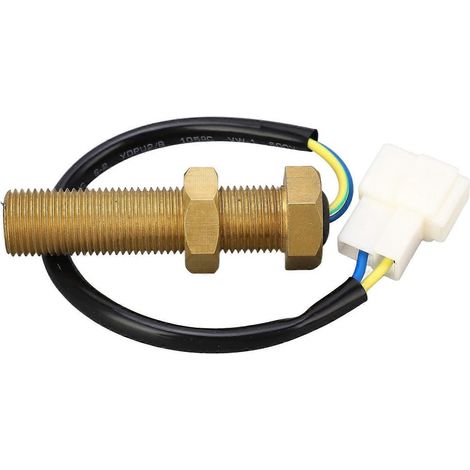Magnetischer Drehzahlsensor M16x1,5 IP44, hochempfindlicher Drehzahlaufnehmer aus Messing für Generatoren