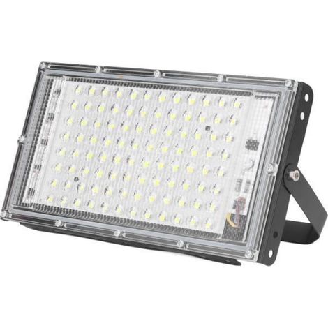 1 x Projecteur LED, 100W, 10000 Lumens, IP66 Étanche, Blanc Froid, Jardin Garage Extérieur (1/4)