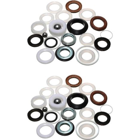 Kit de 2 joints d'étanchéité en V de rechange pour pistolet à peinture 390 395 495 595 (1/5)