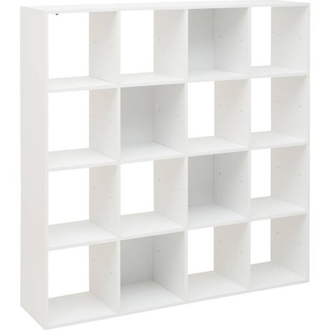 Étagère mix'n modul 16 cases carré blanc - 5five (1/5)