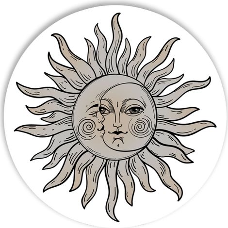 Lupia - Calamita, MAGNETI in Legno Set da 24 PEZZI D.4,5 cm SOLE E LUNA MIX con decorazione stampata, segnaposto ricordino regalo, bomboniera confettata, pensierino anniversario (1/4)
