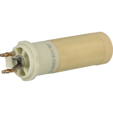 vhbw Elemento calefactor compatible con Leister Hot Jet S pistola de soldadura de aire caliente - Cerámica, núcleo de calefacción, 1,6 x 6 cm (1/4)