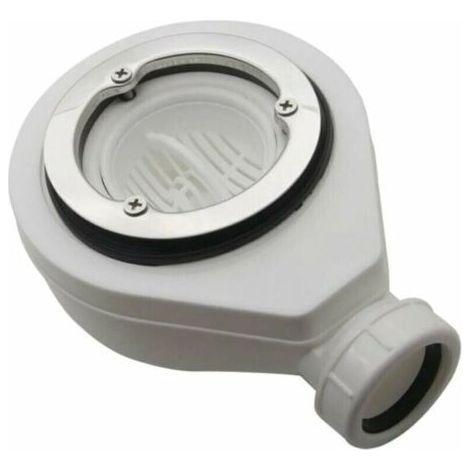 Bonde horizontale sans capot Ø90 DONA pour receveurs de douche, Ensoleillé (1/4)