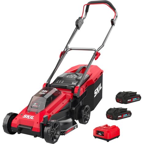 SKIL 0130 BA Rasaerba «brushless» a batteria 40V, 34cm (2x2.0Ah)