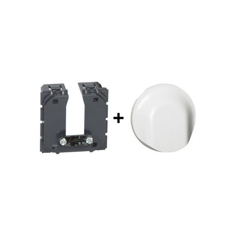Legrand - Cu00e9liane - Mu00e9canisme + enjoliveur Sortie de cu00e2ble - Ru00e9f. : 067181+068141 (1/4)