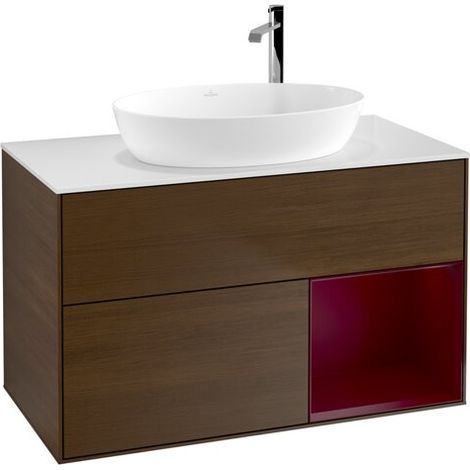 Villeroy & Boch F901HBGN Meuble sous-lavabo Finion F90 (1/2)