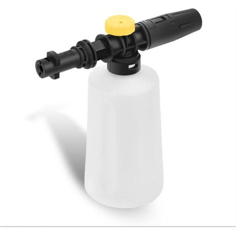 Canon à Mousse, 750ML Pistolet à Mousse pour Karcher K2 K3 K4 K5 K6 K7, Lance Mousse Accessoire avec Buse Réglable pour Nettoyeurs Haute Pression (1/4)