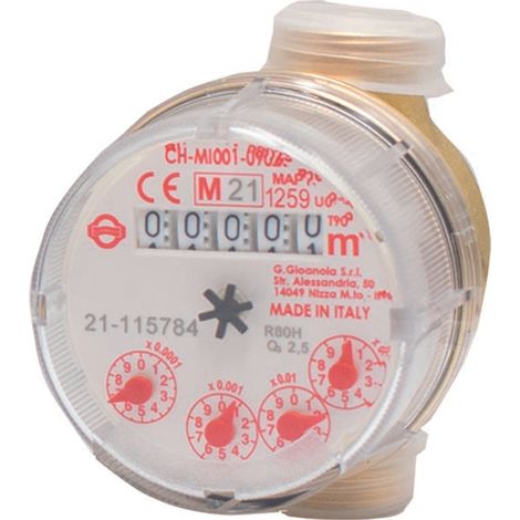 Contatore acqua fredda/calda 13 1/2"