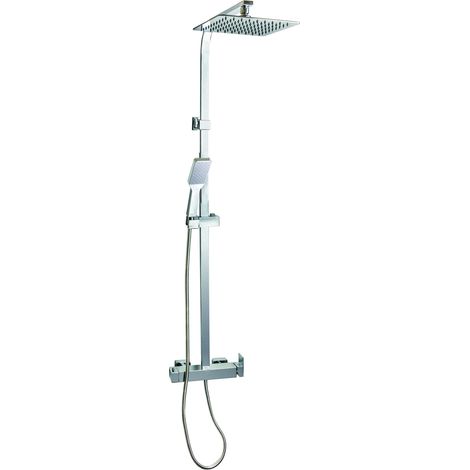 Colonne de douche avec mitigeur mécanique 1 jet, chromé (1/3)