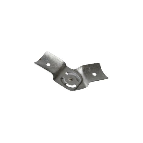 Winox – Connecteur inclinable pour poteau rond Ø 8 à 12 cm – Acier galvanisé – Fixation par 4 trous Ø 10 mm – Pour structures extérieures