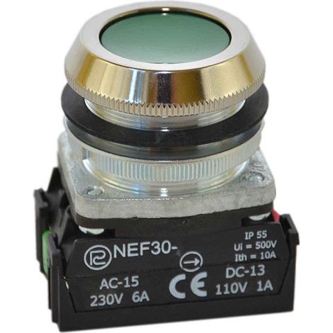 Pulsante verde NEF30-KXY W0-NEF30-K XY Z (1/5)